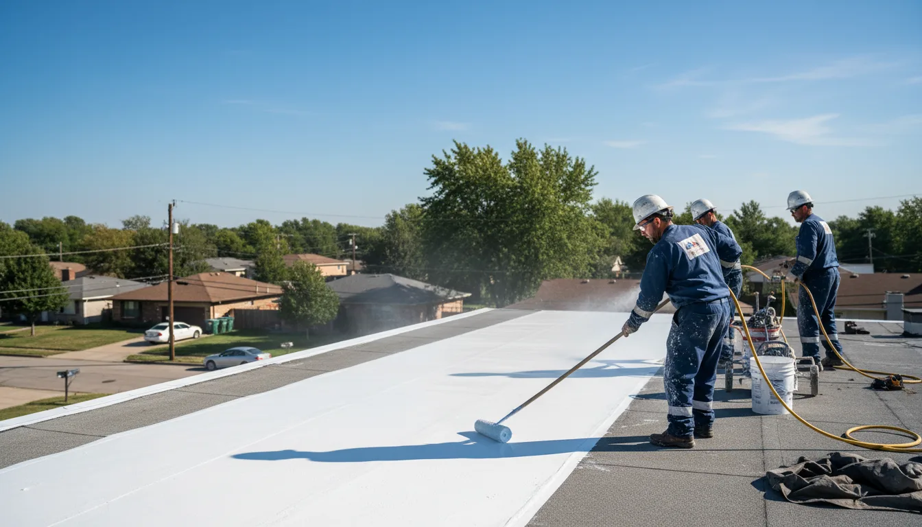 Commercial roof coating in Tahlequah, OK near me